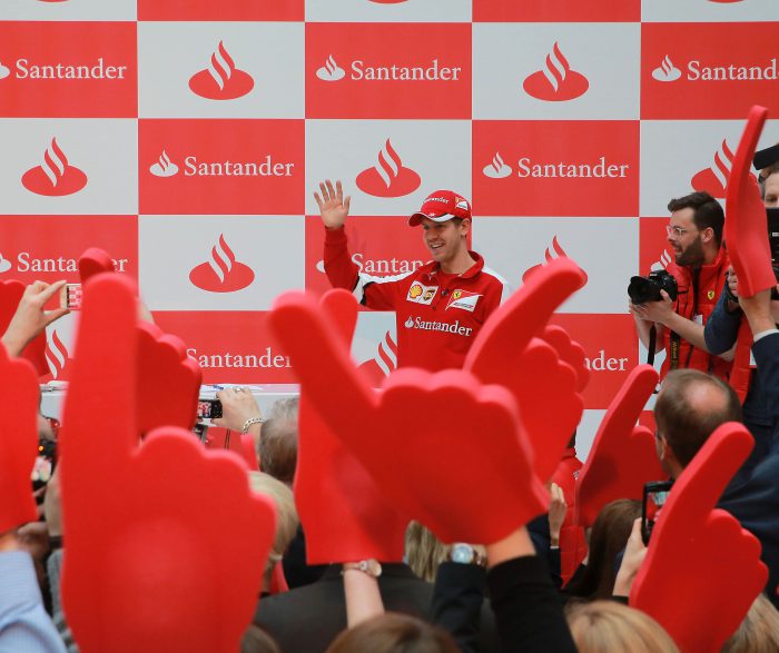 Santander Vettel Day / Mönchengladbach / Santander Consumer Bank